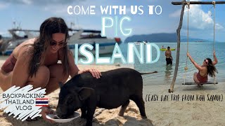 Mad Sum Island, Koh Samui Day Trip Vlog (Pig Island) What you need to know! - Backpacking Thailand