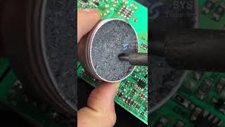 What to do if the soldering iron does not stick to the solder#syspcb #syspcb #pcb #repairing