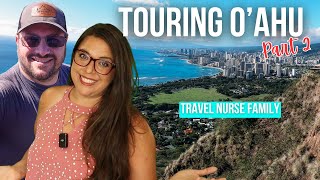 Touring Oahu Part 2- Travel Nurse Family (Dole, North Shore, Diamond Head)