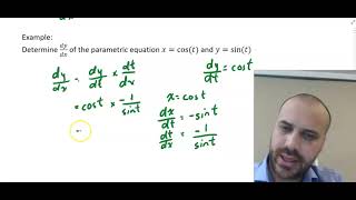 Related Rates Parametric equations