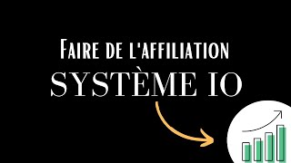 Comment Faire De L'affiliation avec Systeme.io