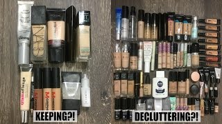 Makeup Collection + Declutter | Primer, Foundation, and Concealer