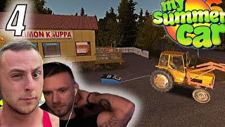 RESTT a MAŤO - My Summer Cars online | Krádež automatu | Reset progresu  | Deň 4 - celý záznam