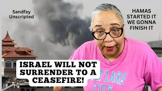 NO WAY Israel Said Ceasefire Means Surrender to Hamas, Surrender to Terror, Surrender to Barbarism