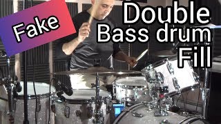 Fake Double Bass Drum Fill | Drum tutorial