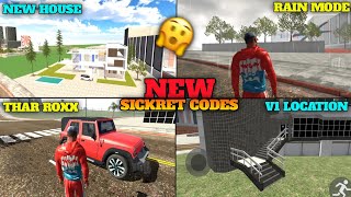 New House,Rain Mode,Thar Roxx Cheat Code🔥🤩 || Indian Bike Driving 3D New Update!