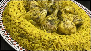 وجبة غداء أو عشاء في دقائق إيبلي  مرافق مع فخيدات الدجاج مبخر 😋😋😋ebly au poulet facile et rapide