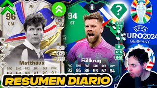 RESUMEN DIARIO CARTAS FOF DE LA EURO 2024 | FC 24 TRACKER EUROCOPA | CONAN GW | FECHA 13