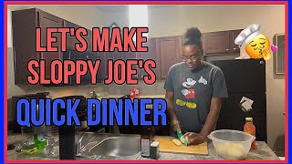 How to make Sloppy Joe's and homemade fries... #food #cooking #cookwithme