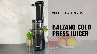 Best Cold Press Juicer | Balzano Slow Juicer | Fruit Juicer |Juicer Machine | Balzano Juicer Review