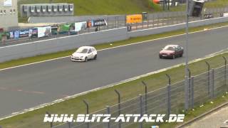 17. Opeltreffen Oschersleben 2012 - 1/8 Meile Opel Corsa B Blitz Attack Racing vs Opel Vectra A