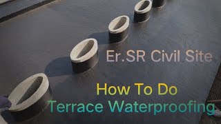 How to do terrace waterproofing.#Roof waterproofing.#waterproofing.#bituminous waterproofing.