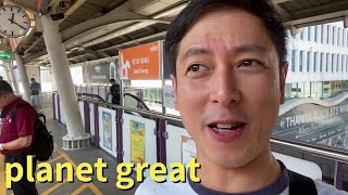 How I got from Sala Daeng to Siam ParagonFood Hall | NY2020 | Planet Great