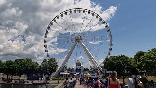 Historic Old Port of Montreal Quebec 🇨🇦 4k Fun and thrills for Adults and Kids.