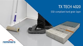 ESD-compliant hard grain layer - Remmers TX TECH 4020