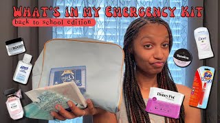 WHAT'S IN MY EMERGENCY KIT * college edition * | Aniyah Victoria