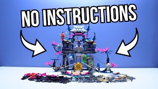 Wolf Mask Shadow Dojo WITHOUT INSTRUCTIONS! - LEGO NINJAGO 71813