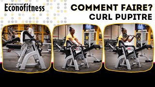 COMMENT FAIRE | CURL PUPITRE | Éconofitness