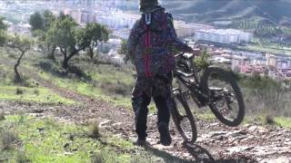 Downhill in Spain, Malaga 2010