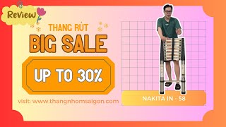 Review Thang Nhôm Rút Đơn NAKITA - IN 58, Inox 304 Chống Hen Rỉ, Bảo Hành Chính Hãng 18 Tháng