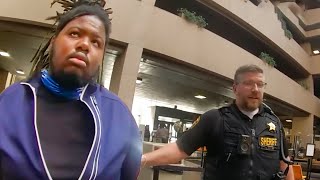 That Crazy! Police Arrest Man Carrying Weapons at Courthouse