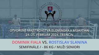 Dominik Fiala vs. Rostislav Slanina / MSR v Muaythai SMTA 2024