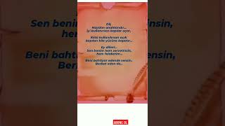 Sen benim hem servetinsin, hem felaketim!...