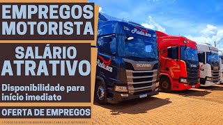 [EM 3 ESTADOS] Rodoleve Transportes com VAGAS PARA  MOTORISTA CARRETEIRO