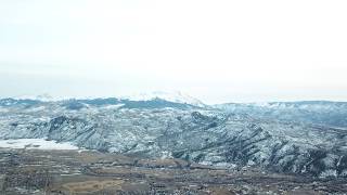 Bird's-eye 4K view of Aspen, Basalt, Carbondale, El Jebel and Snowmass Colorado - DJI Drone