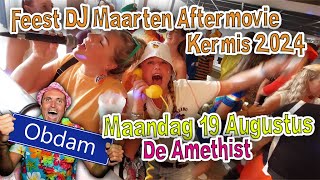 De Amethist - Obdam #feestdjmaarten #aftermovie #kermis #kermis2024 #obdam #showbureau