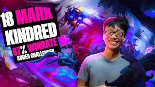 67% WR WINRATE CHALLENGER KOREA | 18 MARK KINDRED