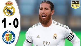 Real Madrid vs Getafe 1-0 Gol Sergio Ramos y Resumen - LaLiga Santander 2020