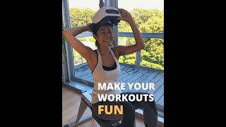 Make Your Home Workouts Fun with HOLOFIT VR Fitness [Virtual Rowing]