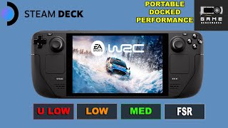 Steam Deck | EA WRC. 800P Low, Med & Optimal Settings Benchmark | FSR