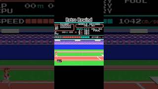 Track & Field - Long Jump Nostalgia #nesgames #nes #nintendo #retrogames #nostalgiagames #famicom