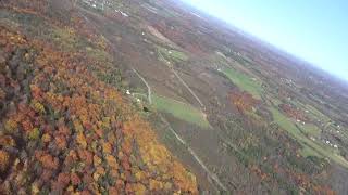 Gliding nearer Thacher Park, then back north, 10-25-20.