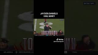 Jayden Daniels I always believed in you king #hailmary #football #nfl #commanders #fypシ゚viral