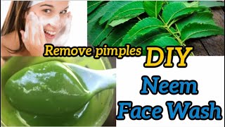 Homemade neem face wash | Neem face wash at home | Remove acne or pimples