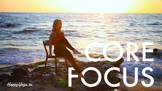 10 Min Chair Yoga to Strengthen & Tone Your Core & More