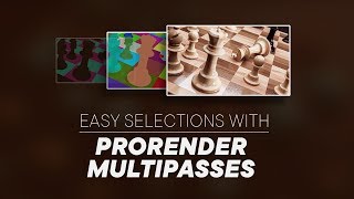 Easy Selections With ProRender's Multipasses - Cinema 4D R20