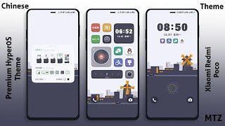 Premium HyperOS Theme for Xiaomi,Redmi,Poco 🤩 | Best HyperOS Amazing Theme for MTZ 🥰