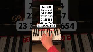 Kill Bill // follow my instagram: jessnotes123 #piano #pianotutorial #pianomusic #sza