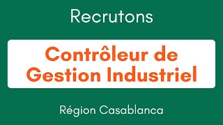 Offres d'emploi : Contrôleur de Gestion Confirmé (H/F) Date d'expiration : 11/03/2022