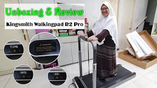 Unboxing & Review Treadmill Lipat Kingsmith Walkingpad R2 Pro untuk alat fitnes rumahan