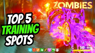 TOP 5 *BEST* MAUER DER TOTEN TRAINING SPOTS! (Cold War Zombies)