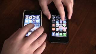 iPhone 3GS running iOS5 Speed Test