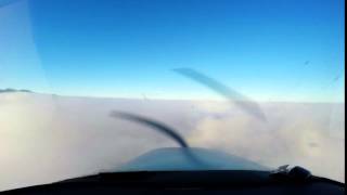 Flying through the clouds