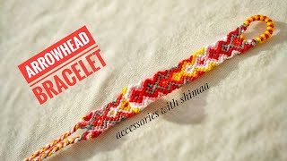 arrowhead friendship bracelet pattern|طريقه قراءة باترون arrowhead اساور الصداقة