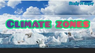 Climate zones