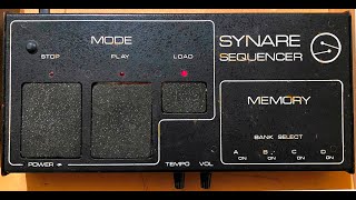 Synare Sequencer controls demo